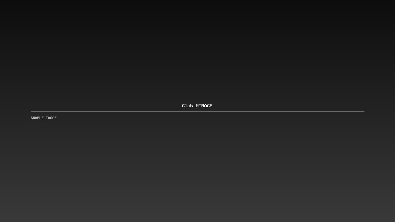 Club MIRAGE